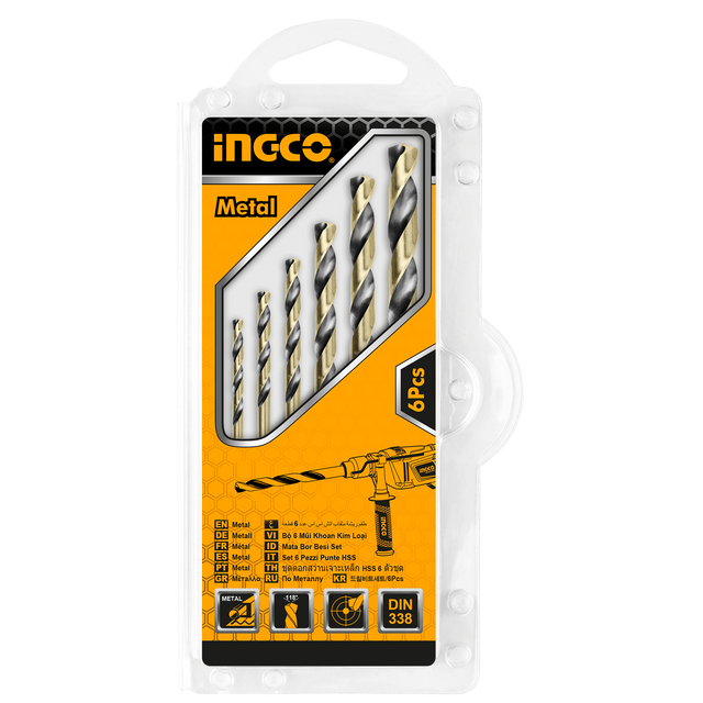 Set de Burghie HSS Metal 6buc Set de Burghie HSS Metal 6buc