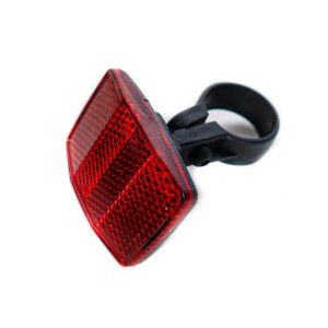 Stop Rosu Spate Patrat cu Prindere pe Tija Sa