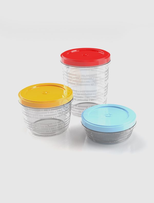 Set Cutii Alimente Infinite-3/SET (325ML-600ML-1000ML)